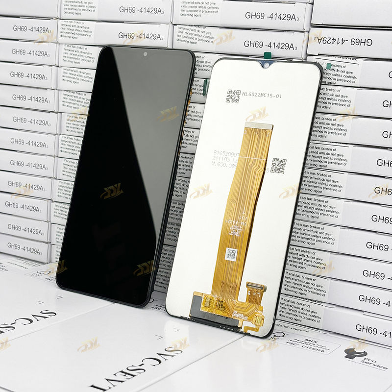 Cep telefonu A02 LCD Ekranı Değiştirme 6,5 Inç Yüksek Kontrastlı Svc LCD Cep Telefon Ekranları