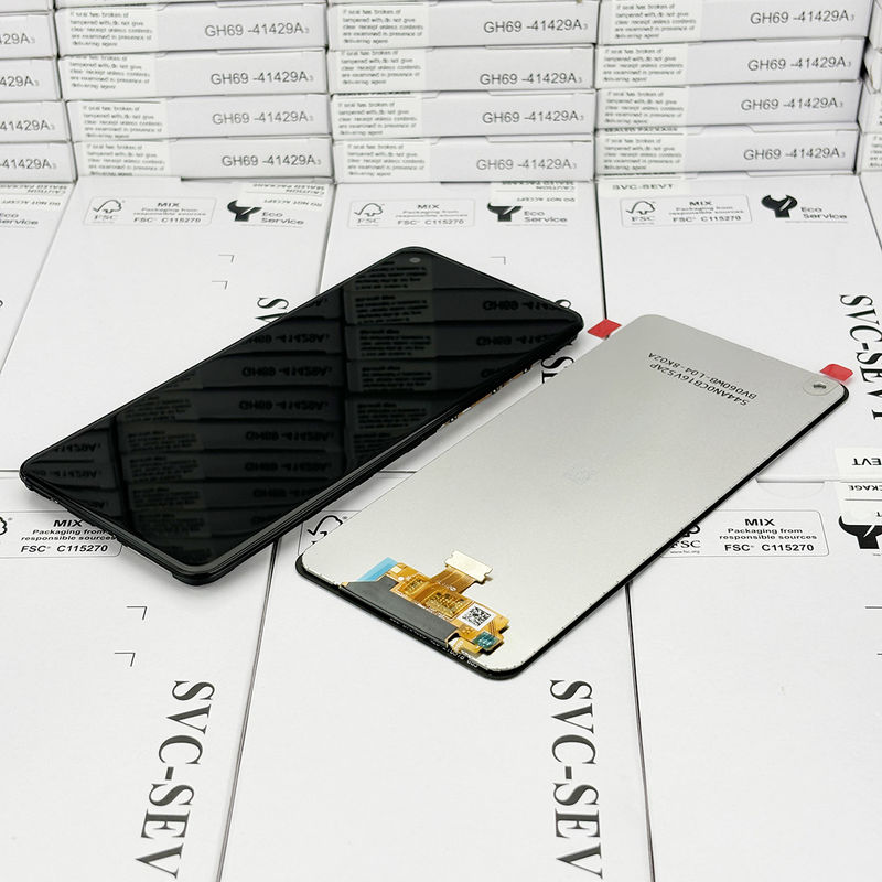 A21S/A217 No Dead Pixel için arızalı ekranı orijinal servis paketi LCD ile değiştirin