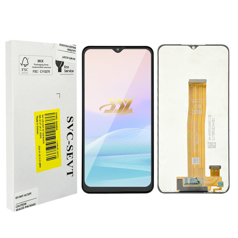 A12 Nacho Pantalla  A127 LCD  Toptan Cep telefonu LCD Dokunmatik Ekran Ekranı A12 Servis Paketi LCDS